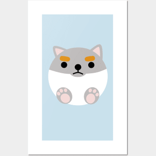 Cute Angry Shiba Posters and Art